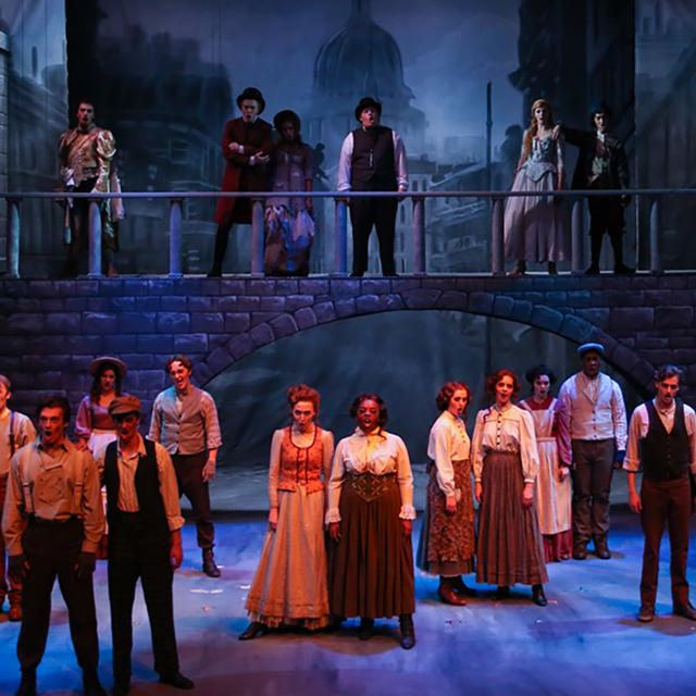The cast of the musical Sweeney Todd